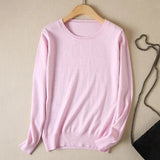 Sweater Female Knitted Pullover Women Winter Sweaters Autumn O Neck Cashmere Sweater Women Jumper O Neck Pull