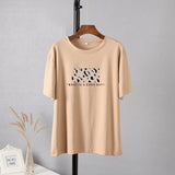 Leopard Print T shirts Women 2019 Spring Summer Hot Tees Casual O-Neck Short Sleeve Harajuku Cool T-shirt Female
