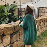 New Design Red And Green Christmas Sweater Women Sequins Furry Christmas Tree Winter Pullover Loose Long Sweater Outer