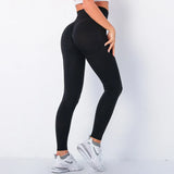NEW Women High Waist Sports Pants Seamless Gym Leggings Female Running Training Fitness Gym Women