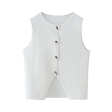 2024 New Street Style Simple And Slim Short Knitted Vest 5536027-Outfit