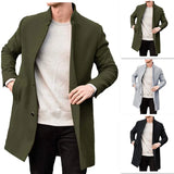 Men's Jacket Autumn And Winter New Thick Haired Men's Coat