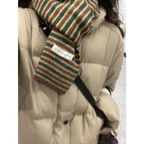 Collar Cotton Coat Women's Autumn And Winter 2025 New High-End Feel Super-Good-Looking Cotton