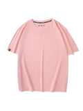 Oversized T shirt Women Cotton 220g Solid Loose O Neck Black Tops Women 2022 Tees Ladies Oversize Boyfriend Tshirt