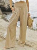 Casual Trousers Style Cotton Distressed For