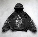 Wash Hooded Hoodie Hoodie Winter High Street Men And Women With The Same Shirt
