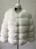 Fever Imitation Fox Fur Coat Women's Short-Sleeved Fur