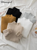 Winter Sweaters For Women 2022 Thick Pullovers Winter Jumpers Knitwear Tops Autumn Pullover Winter Women Thick