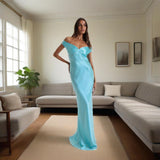 New Women's Temperament Sexy Bareback Dress With A Chest And A Shoulder Fashion