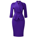 Women's New Fashion Temperament Big Collar Seven-Point Sleeves All African