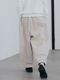 High Elastic Waist Apricot Thick Long Wide Leg Pants New Loose Fit Trousers Women Fashion Tide Spring Autumn 2023