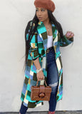 Check Turndown Collar Full Sleeve Long