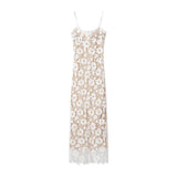 New Women's Lace Strap Open-Fork Sling