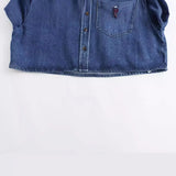 New Casual Version Short Lapel Tooling Shirt 1201088001-Outfit