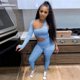 Summer Streetwear Bodycon Rompers One Shoulder Hollow Out Jumpsuit Outfits Women Summer 2021 Casual Pink Rompers