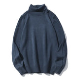 Brand Men Solid Color Turtleneck Sweater Men Slim Warm Casual Sweater Autumn Winter Fashion Turtleneck Sweater