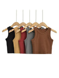 Base Vests 2024 Summer New Fashion Sexy Women's Crop Tops Sling Vest Camis-Outfit