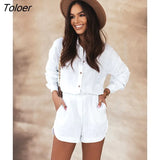 New European And American Women's Clothing Casual Comfortable Printing Shirts Long Sleeves Short Two-piece