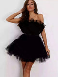 Long Dress for Women Elegant Sexy Sleeveless Dresses Gauze Lady Loose Black Club Vestidos Mujer Party Dress Summer 2023-Outfit