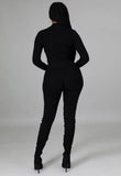 Ribbed Tight Crop Top and Pants