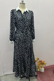2025 New Fashion Collar Elegant Windy Floral