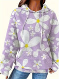 New Hooded Jacket Digital Print Casual Women's
