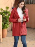 Women's Autumn And Winter New Large-Size Hooded Warm And Slim Down Cotton Jacket With Medium-Long Style-Outfit