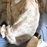 Women Print Kawaii Ins 3XL Vintage All-match Casual Cozy Spring Chic Simple Feminine Ulzzang Korean BF Style