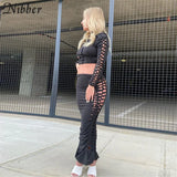 Summer Solid Color Skirt Hollow Fold Design Elastic Waist Slim Body Buttocks Fashion For Women Commuting Out Of