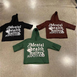 And Winter Vintage Street Personality Trend Alphabet Hoodie Printed Men's And Women's Hoodie Hoodie-Outfit