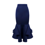 High-Waisted Comfortable Dress In Autumn 2025 Daily Commuting Style Slimy Fishtail Skirt
