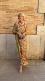 Summer New Temperament Elegant Printed Dress Collar Vest Two-Piece Set