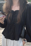 Spring Linen Cotton Shirt Tops Casual Girls White Blouse Women Long Sleeve Korean Women Blouses Femme Soft Blusas