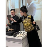 Chinese Style Vest Female Retro Plate Buckle Heavy Industry Embroidery Oblique Cardigan Clip Jacket Temperament Sleeveless Coat-Outfit