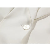Elegant Women's Blazer Notched Long Sleeve Ruched Lace Up Slim Blazers For Female 2020 Summer Fashion New