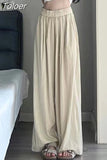 Fashion Folds Women Wide Leg Pants Japan Style Casual Streetwear Loose Pants Harajuku All Match Female Straight