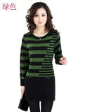 Clothing 2019 New Autumn Winter Women Sweater Pullover Loose Stripe Knitted Wool Basic Shirt Sweater Plus size 5XL