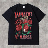 Men's T-Shirt 2024 Basketball Shirt Sports Style Short-Sleeved Cotton Print Loose T-Shirt Street Hip-Hop Blouse Short Sleeves-Outfit