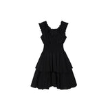 Black Bodycon Dress Women Elegant Even Party Y2k Mini Dress Office Lady Pure Color Sexy Beach Style Korea Dress 2022