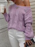 Sweater Oversize Women 2022 Winter Clothes Knitted Pullover Loose Blue Sweater For Women Pull Women's Sweaters