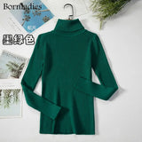 2022 Basic Turtleneck Women Sweaters Autumn Winter Tops Slim Women Pullover Knitted Sweater Jumper Soft Warm