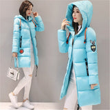 Women 2020 Winter Jacket Women Coat Hooded Outwear Female Parka Thick Cotton Padded Lining Winter Female Basic Coats