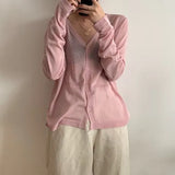 Women Knit Solid Simple Female See-through Sun Protection Long Sleeves Casual Summer Newest Popular Loose Elegant