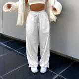 Summer New Style Spice Girls Fashion, Energetic, High-Waisted Elastic Belt, Pull-Rope Sport Pants-Outfit