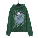 Brand Sp5der 55555 Star Printed Hoodie Pantsuit Suit For Men And Women-Outfit