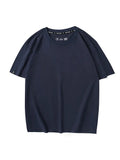 Oversized T shirt Women Cotton 220g Solid Loose O Neck Black Tops Women 2022 Tees Ladies Oversize Boyfriend Tshirt