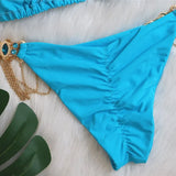 Bikini Halter Diamonds Two Piece