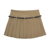 Spring Style Vertical Collar Short Style Jacket 4661717 Wide Pleated Skirt 3067404-Outfit