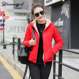 Women Fleece Coats And Jackets Winter Warm Padded Winter Coats For Women Hooded Outwear Velvet Coat Warm Basic Jacket