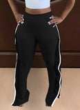 High Waist Ruffle Sides